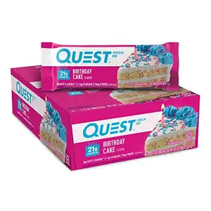 Quest Nutrition torta di compleanno barretta proteica (12 conte)