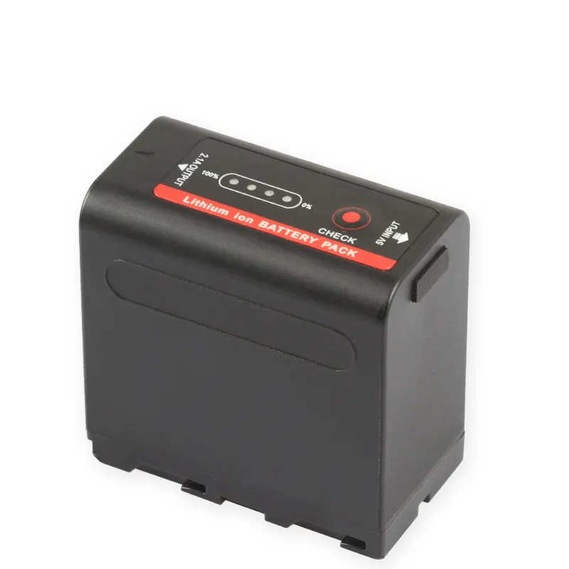 Factory Direct Price large capacity 8700mAh Durable rechargeable fill light camera battery for sony NP-F980