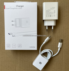 Adattatore da Viaggio 2 in 1 9V 2A 22.5W 40W 45W 65W Supercharger con Cavo USB-C, Adattatore di Alimentazione EU UK per <span class=keywords><strong>Huawei</strong></span> <span class=keywords><strong>P40</strong></span> P20 e Honor 50 - Product Image 2