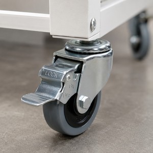 5-Tier Narrow Rolling <strong>Storage</strong> Cart Slim Mobile Metal Utility Shelving <strong>Unit</strong> Organizer for <strong>Kitchen</strong> Bathroom Laundry Bedroom - Product Image 4