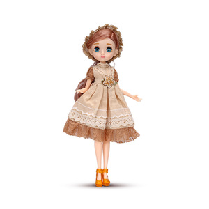 ตุ๊กตา BJD ขนาด 12 นิ้ว สำหรับเด็กผู้หญิง แบบข้อต่อ DIY หน้าตุ๊กตา 30 ซม. พร้อมชุดเดรส ของเล่นเด็กผู้หญิง ของขวัญสำหรับเด็กผู้หญิง - Product Image 2
