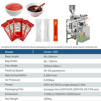 Machine automatique verticale de conditionnement et de scellage de sachets de 1 litre pour huile de cuisson comestible en film plastique