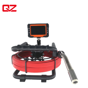 Ngân sách 5inch TFT hiển thị hệ thống thoát nước đường ống dẫn nước <span class=keywords><strong>Camera</strong></span> kiểm tra với 30m sợi thủy tinh Push Rod - Product Image 2
