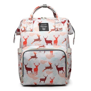 Mignon Flamant imprimé Bébé Sac À Langer <span class=keywords><strong>Poussette</strong></span> organisateur momie bébé sac à langer - Product Image 4