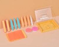 Kit de polissage pour manucure japonaise sous marque privée avec poudre de cire et tampon en chamois – Fabricant OEM, Vente en gros pour salons