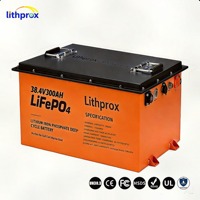Neue LiFePO4-Technologie 38,4V 300AH Mobilitätsfahrzeugbatterie Vibrationsfest Stabile Leistung für Mobilitätsroller CE RoHS FCC