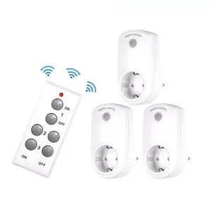 ES9939G 10A digital Programmable Wireless Remote Controlling Wall Smart electric socket set switching power supply