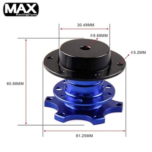 Universale Auto Auto Da Corsa Dello Sterzo MOZZO A Sgancio Rapido della Ruota Da Corsa Adattatore Snap Off Boss Kit CA0011-BL - Product Image 5