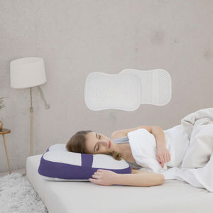 4D alto supporto rimovibile lavabile alto rimbalzo Vermicelli polimero aria nido Poe materiale cuscino per il collo - Product Image 1