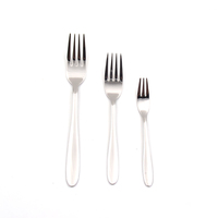 Fourchette-couteau pliable en acier inoxydable Cathylin Noble, couverts en acrylique, design contemporain durable pour mariage