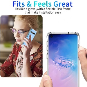 Antichoc transparent acrylique dur couverture arrière pare-chocs en tpu souple 2 in1 étui de téléphone pour <span class=keywords><strong>Samsung</strong></span> galaxy <span class=keywords><strong>S10</strong></span> - Product Image 4