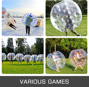 Ballons de football à bulles gonflables de haute qualité balle de pare-chocs pour le corps balle Zorb gonflable équipe de plein air jeu équipement de Sport - Product Image 4