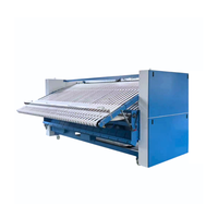 Repasseuse à plat en acier inoxydable de haute qualité, fonction pliable, 3300 mm