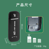 Dongle de Internet Inalámbrico 4G UFI Europeo y Malasio, Módem USB WiFi para Coche con Tarjeta SIM, Hecho en China, en Stock