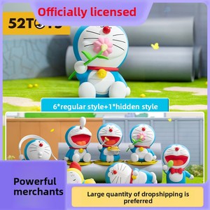 52TOYS <span class=keywords><strong>โด</strong></span>ราเอมอน ซีรีส์เวลาว่าง ชุดของเล่นสัตว์ญี่ปุ่น กล่องสุ่ม ของเล่นเทรนดี้ ฟิกเกอร์โมเดลแมวขยับได้ ของขวัญ - Product Image 4