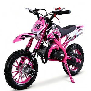Motocicleta Todoterreno de Gasolina para Niños de 49 cc, Color Rosa, Lista para Enviar, Ideal para Principiantes, Velocidad Máxima de hasta 40 km/h, Fabricada en China para Jugar al Aire Libre - Product Image 1