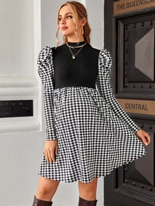 <span class=keywords><strong>Abito</strong></span> <span class=keywords><strong>in</strong></span> cotone lavorato a <span class=keywords><strong>maglia</strong></span> autunnale per donne incinte stile allungato con motivo a quadri arruffati abbigliamento <span class=keywords><strong>premaman</strong></span> antistatico - Product Image 3