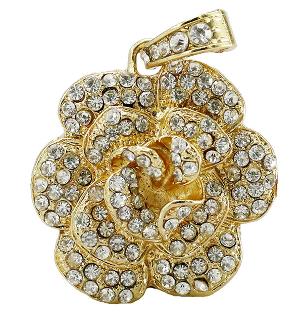Delicate 16GB Diamond Rose Flower Shaped USB Flash Drive 32GB Jewelry Pendrive USB Disk Promotional Gift