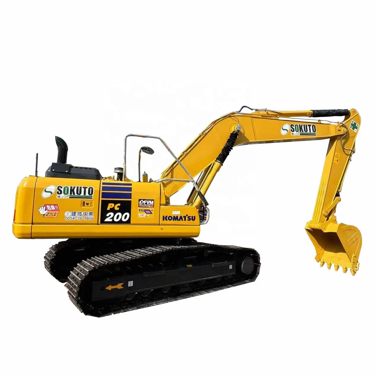 무료 배송 EPA 엔진 사용 원래 20 톤 Komatsu PC200-7 PC200-8 크롤러 굴삭기 판매에