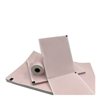Papier ECG EDAN-SE12 (215 mm X 280 mm X 200 feuilles) pour CASE8000, rouleau de papier ECG thermique médical