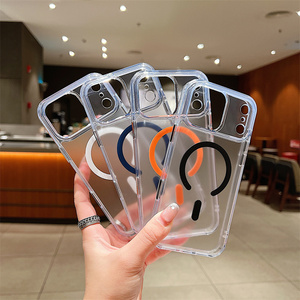 <span class=keywords><strong>Coque</strong></span> magnétique de luxe translucide mate avec protection d'objectif pour <span class=keywords><strong>iPhone</strong></span> 16 17 Pro Max, étui transparent avec bouton d'<span class=keywords><strong>action</strong></span> pour appareil photo - Product Image 2