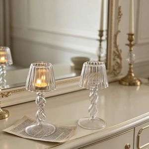 Candelieri in Vetro Artigianali di Alta Qualità TC Moderni, Ecologici e di Tendenza per Matrimoni, Natale e Decorazioni Domestiche - Product Image 5