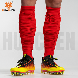 Calcetines Pre-arrugados Huachen para Fútbol <span class=keywords><strong>Americano</strong></span>, Rugby, Espinillas, Protector <span class=keywords><strong>de</strong></span> Piernas, Mangas <span class=keywords><strong>de</strong></span> Compresión para Pantorrillas, Transpirables y <span class=keywords><strong>de</strong></span> Secado Rápido para Verano - Product Image 5