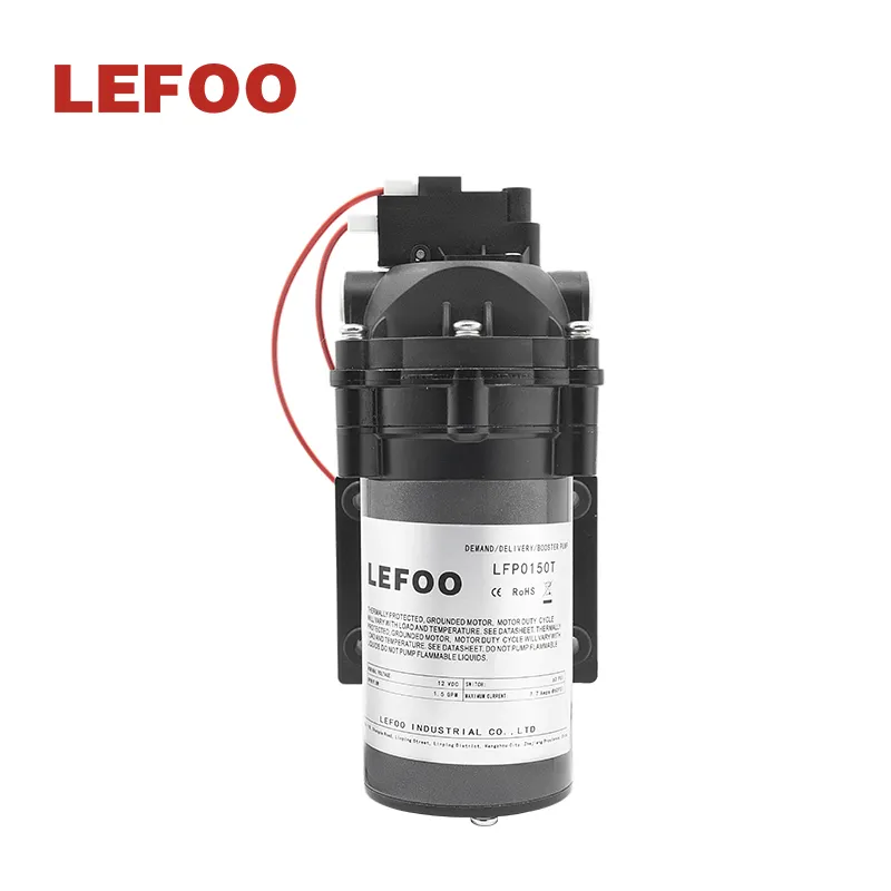 Lefoo lefoo 12V DC Nước Làm Sạch thanh lọc uống màng bơm áp lực nhu cầu giao hàng bơm RV Máy bơm nước