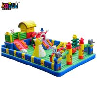 Château gonflable personnalisé de style dessin animé, trampoline gonflable pour enfants, personnalisable, 1 pièce, PVC durable