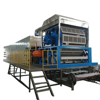 Machine de fabrication de barquettes à œufs à moteur PLC haute performance / Équipement de moulage de pâte à papier / Ligne de production automatique de barquettes en papier