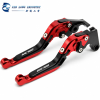 Palanca de Freno y Embrague Ajustable y Plegable CNC para Motocicleta HONDA NC700 NC750X NC750S 2016-2020
