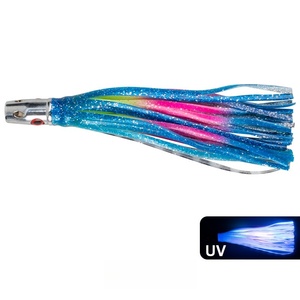 Señuelos de Pesca con Cabeza Metálica, Nuevos, de Alta Calidad, Señuelo Suave para Agua Salada, 165mm, Tipo Pulpo/Squid - Product Image 4