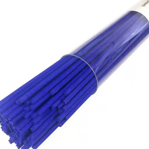 Bâtonnets de soudage en <span class=keywords><strong>platine</strong></span> bleu revêtu K pour cuivre, fer, acier inoxydable, 9 pièces dans un tube d'emballage - Product Image 1
