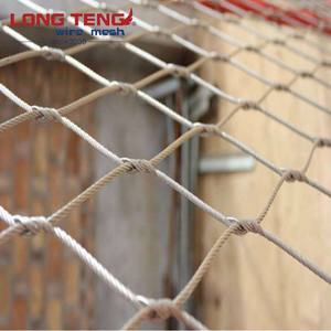 Maillon de chaîne de sécurité clôturant la barrière résistante de preuve de chute grillage flexible de câble de filet de corde d'acier inoxydable - Product Image 4