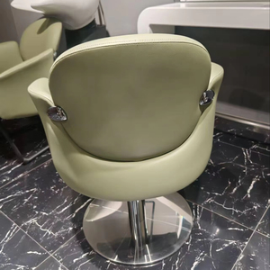 Fauteuil de salon en cuir DM Hair Chair avec grand siège et accoudoirs modernes, idéal pour les salons de coiffure professionnels. - Product Image 2