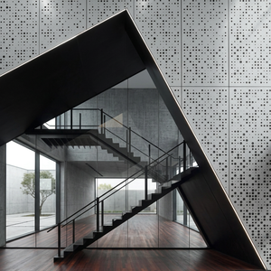 Panel de Revestimiento de Fachada de Aluminio Perforado Moderno AGITUFF, Revestimiento de Fachada Anodizado, Separador de Ambientes, Decoración Exterior de Edificios Total - Product Image 3