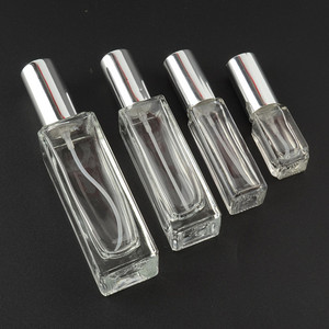 Empty Luxury Crystal Clear Frosted Refillable Glass Perfume Spray Bottles Fine Mist Atomizer <strong>Travel</strong> Cosmetic Fragrance <strong>Container</strong> - Product Image 2