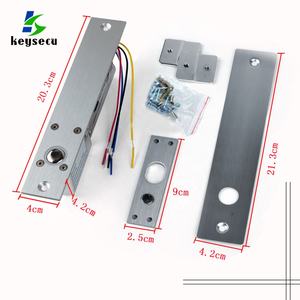 Serrure de <span class=keywords><strong>porte</strong></span> automatique intelligente de sécurité DC12V, contrôle d'accès, 5 lignes, temporisation, aimant électronique, verrouillage automatique à pêne dormant - Product Image 5