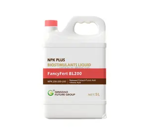 Liquido npk solubile in acqua al 100% con fertilizzante aminoacidico alle alghe