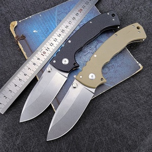 Couteau de poche pliable pour la randonnée et le camping CS 4-MAX Scout, lame en acier AUS-10A, manche en nylon et fibre de verre, OEM/DIY - Product Image 6