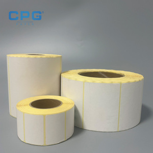 Étiquettes d'expédition thermiques écologiques en gros 4x6, rouleau de papier couché imperméable 40x20 50x25 100x150mm thermique direct - Product Image 1