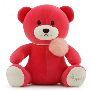 Colori della caramella peluche orsacchiotti peluche personalizzato mini peluche peluche orsacchiotto peluche con soffice pompon - Product Image 5