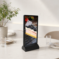 Boîte à lumière LED rechargeable A4 double face, cadre en plastique, faible consommation, écologique, monochrome, suspendue, anti-poussière, pour menu de restaurant