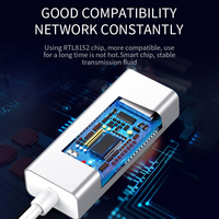 Adaptador USB 2.0 a Ethernet LAN Portátil Premium, Tarjeta de Red de 100 Mbps para Conexión a Internet por Cable, para Laptop y Computadora de Escritorio