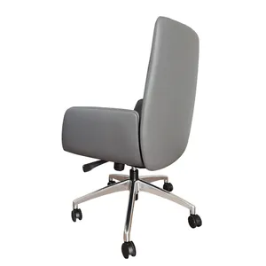 办公家具制造商批发符合人体工程学的高背皮革老板办公转椅真正的转椅低最小起订量