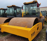 Compacteur de sol d'occasion haute performance XS223J, rouleau vibratoire monocylindre de 22 tonnes pour travaux de terrassement
