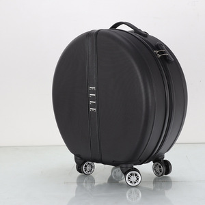 Round Rolling <b>Suitcase</b> Set 19 23 Inch With Combination <b>Lock</b> Lightweight Women Travel Carry On Swivel Wheels Egg Shaped Box - Product Image 2