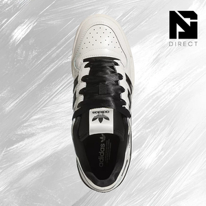 Adidas Wmns Forum Low Cl 'off White Black Patent' รองเท้าอินเทรนด์รองเท้าผ้าใบแฟชั่นคลาสสิกสำหรับผู้หญิงและสุภาพสตรี - Product Image 4