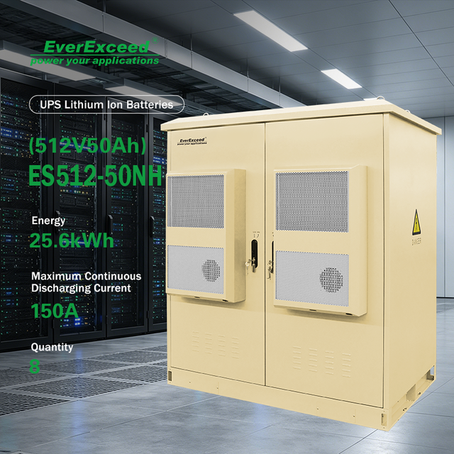 High Quality 512V 50Ah Rack UPS Lithium Ion Batteries (LiFePO4) 5000 Cycles Built-in BMS Protection Data Center Server Online