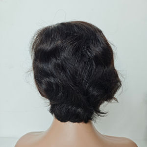 ספק חדש עיצוב קצר pixie curl פאה תחרה שיער אדם פאה perrque pixie לחתוך תחרה מול פאות - Product Image 4